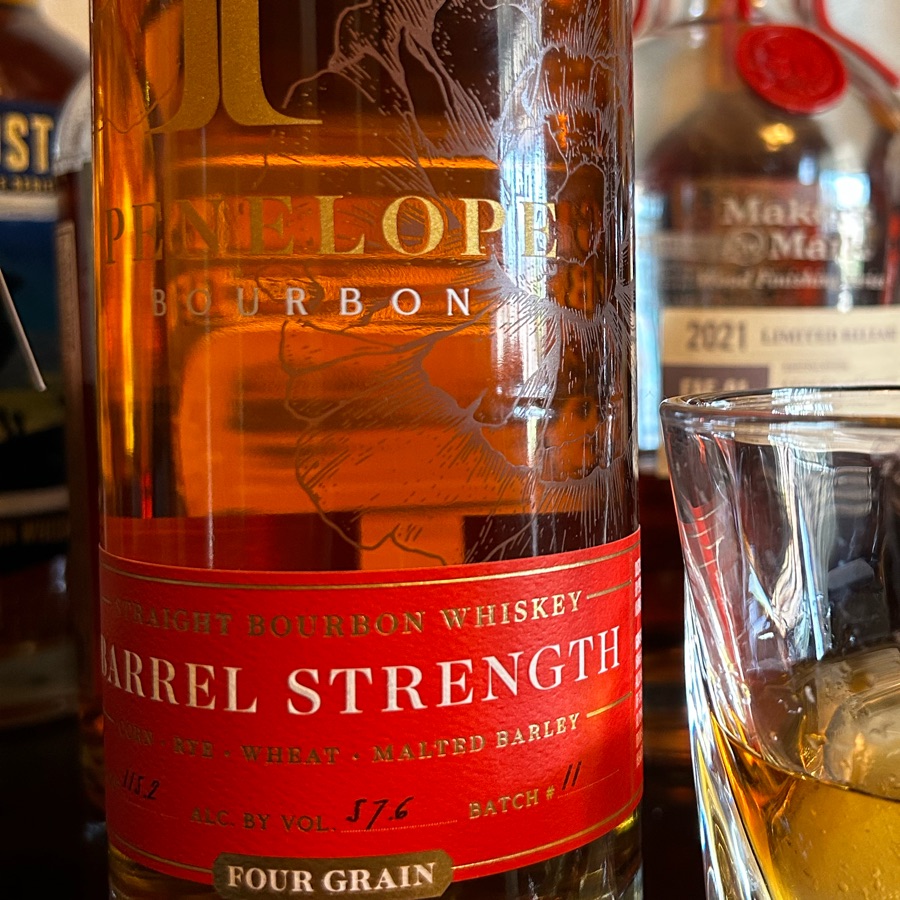 barrel strength four grain bourbon