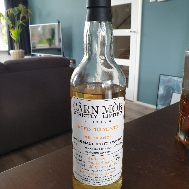 Old pulteney 2007 càrn mòr