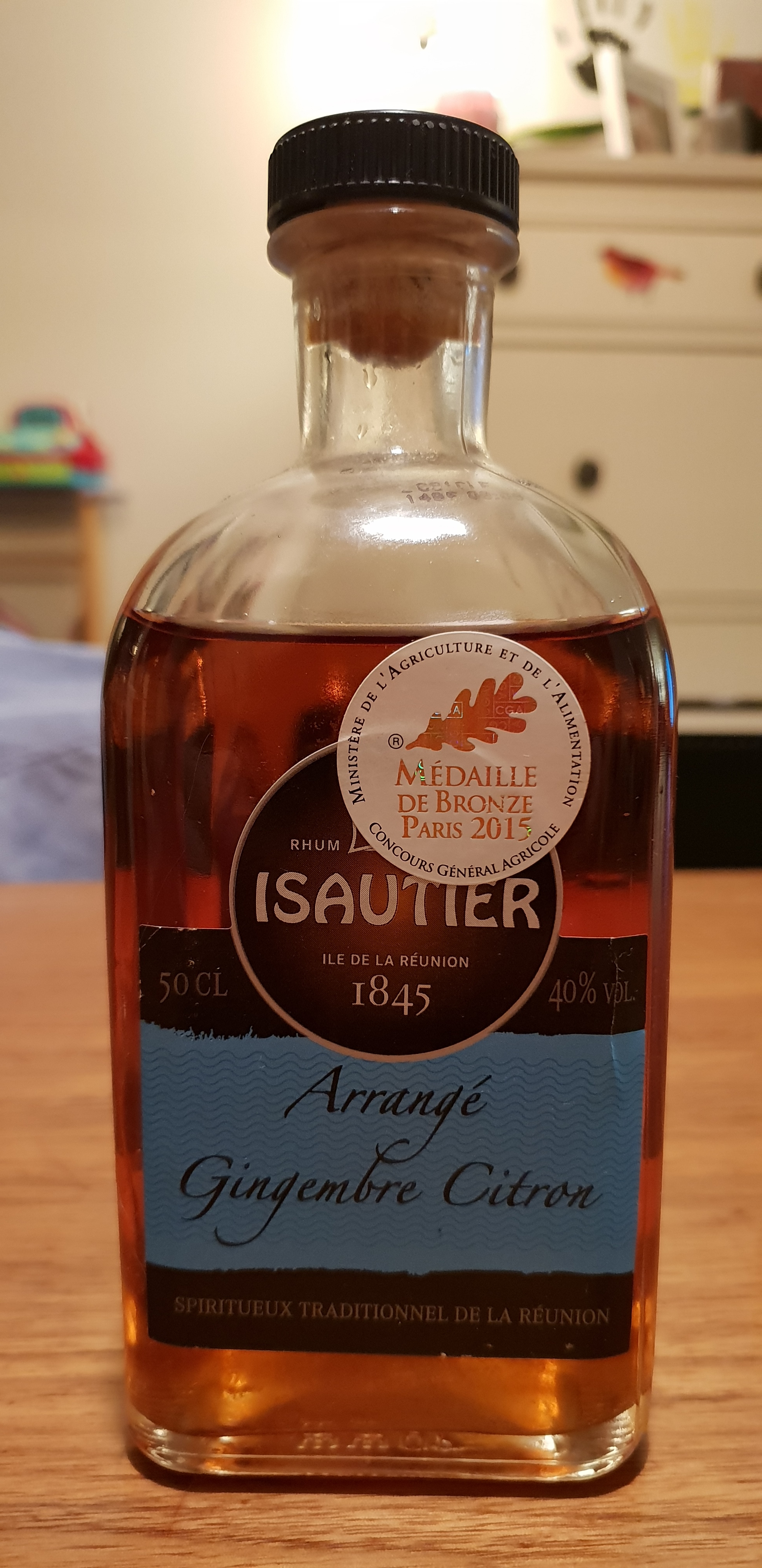 Isautier Rhum arrangé Gingembre Citron