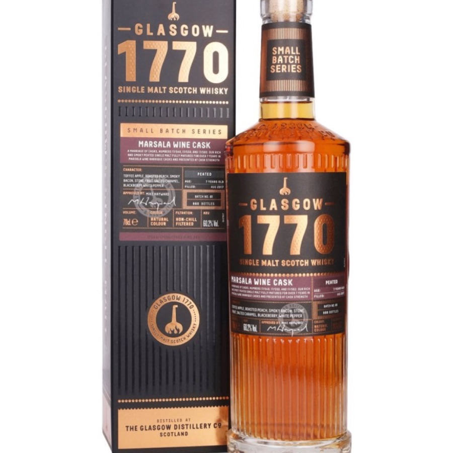 Glasgow 1770 Marsala Wine Cask Batch 01 (Peated)
