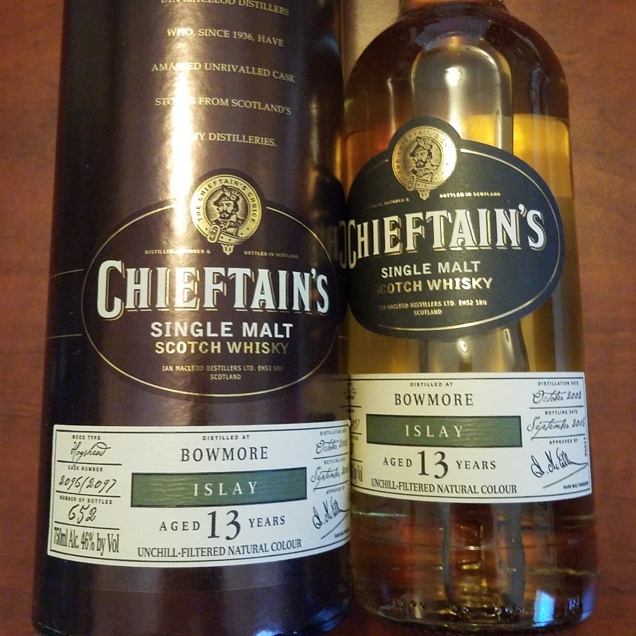 The Chieftain's Bowmore 13 Year, Cask 2096/2097