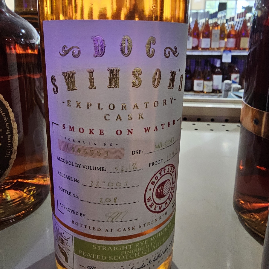 Doc Swinson's Exploratory Cask Smoke on the Water