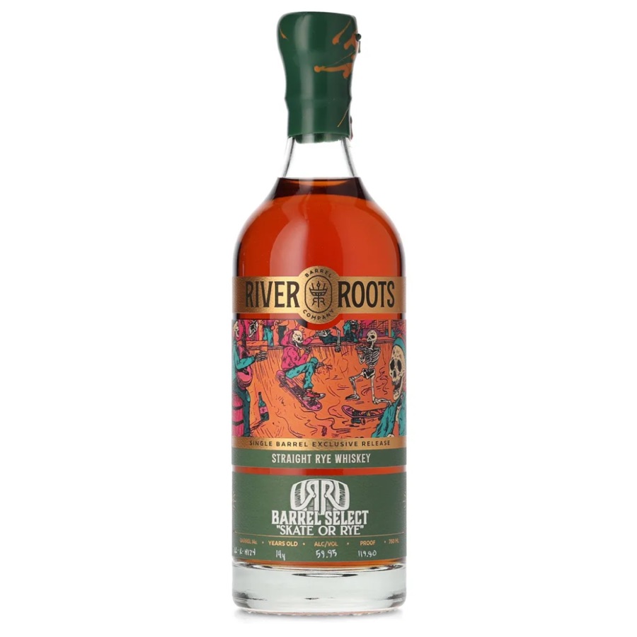 River Roots 14 Year Rye 'Skate or Rye' Private Selection
