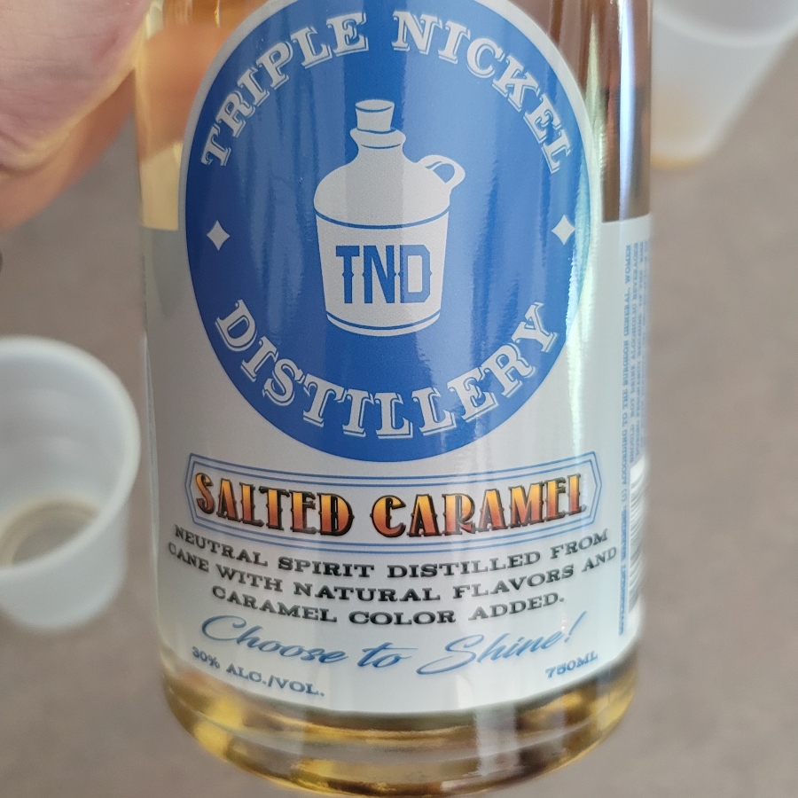 Triple Nickel Distillery Salted Caramel Moonshine