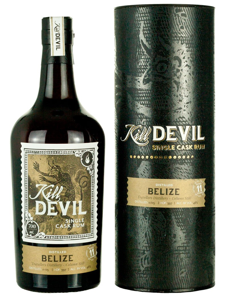 Travellers 2005 11 Year Belize Rum - Kill Devil (Hunter Laing)