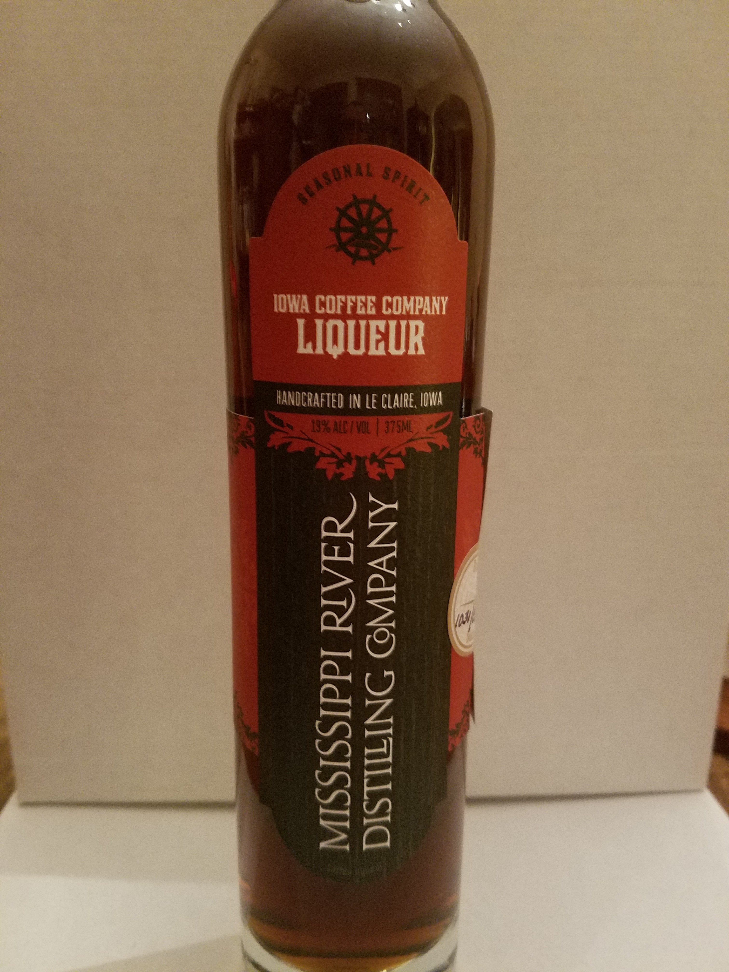 Mississippi River Distilling Company Iowa Coffee Company Liqueur