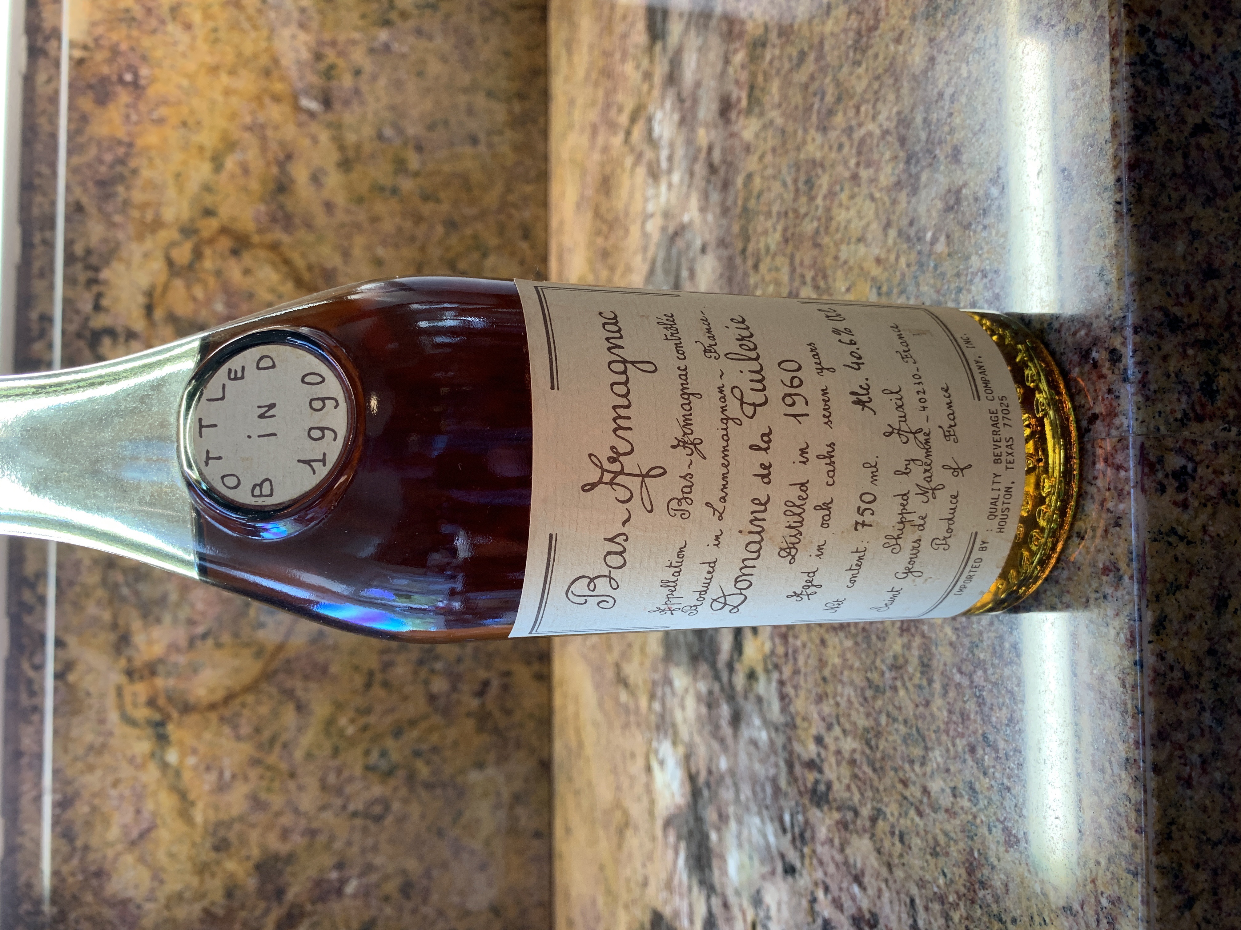 Domaine de la Tuilerie Bas-Armagnac 1960