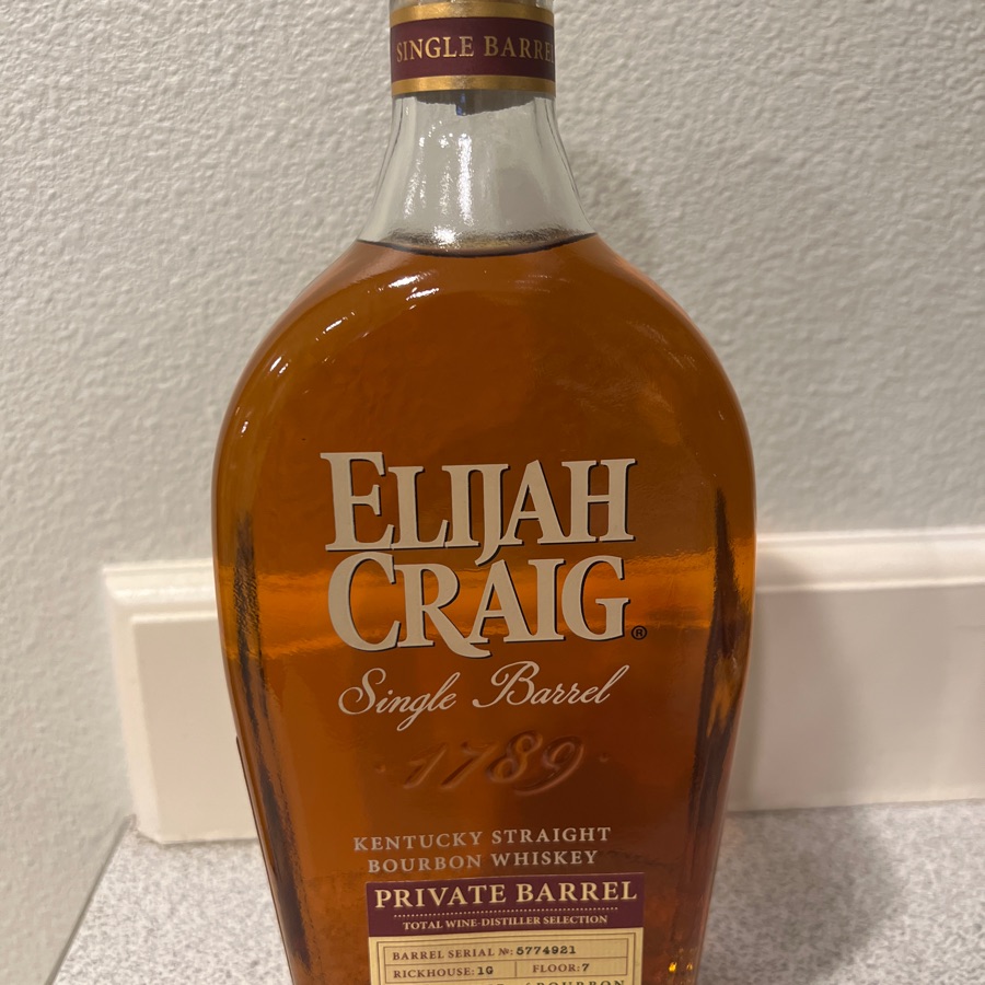 Elijah Craig Private Barrel 11 Year Total Wine Distiller Selection