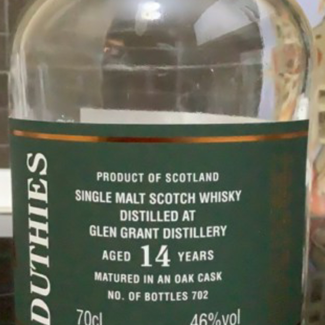 Duthies Glen Grant 14 years old
