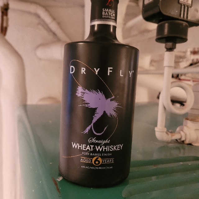 Dry Fly Straight Wheat Whiskey Port Barrel Finish 6 Year