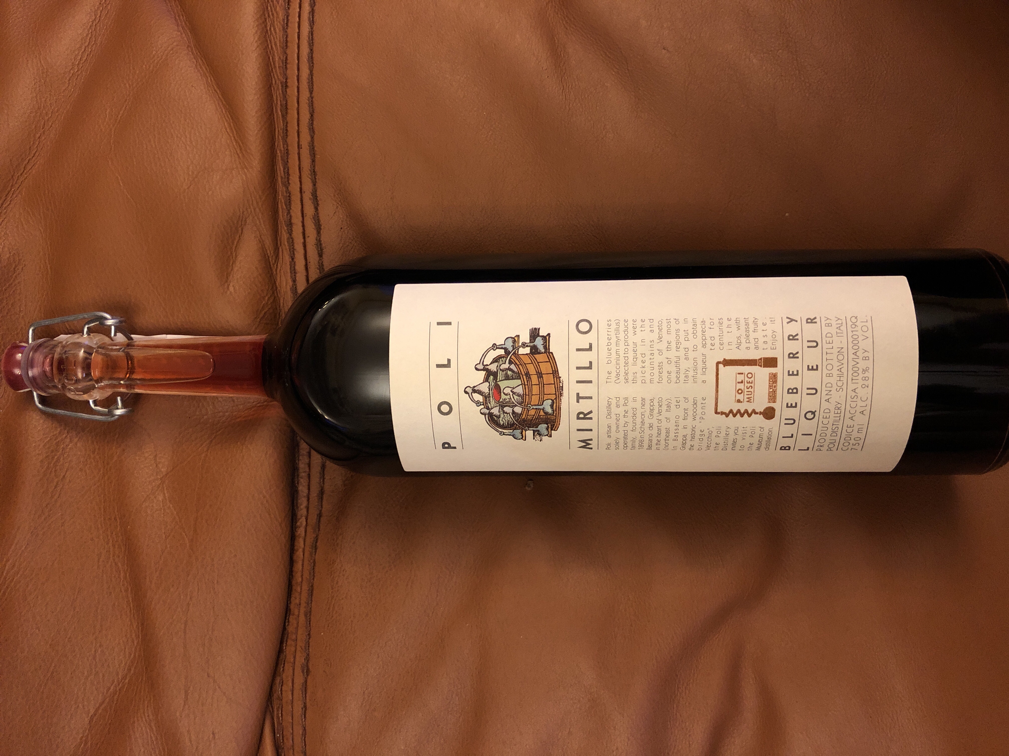 Poli Mirtillo Blueberry Liquor