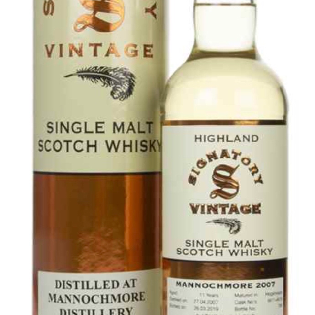 Mannochmore 2007 11 Year 86 Proof Collection (Signatory)