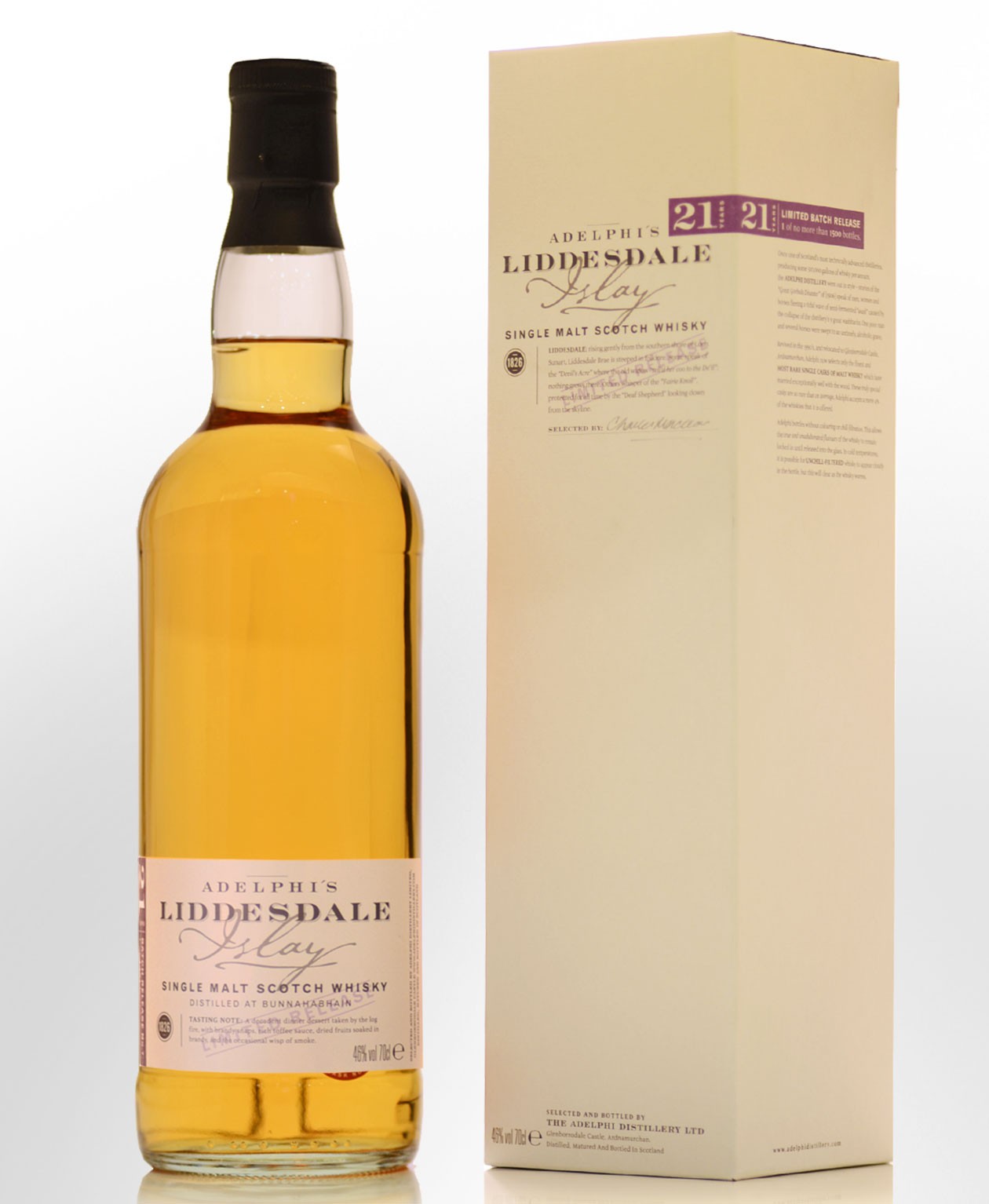 Bunnahabhain 21 Year Adelphi's Liddesdale (Batch 7) 