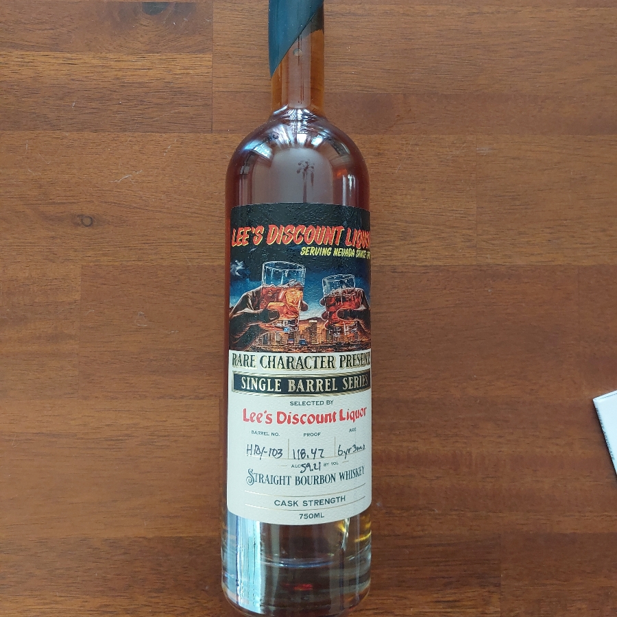 Rare Character Single Barrel Series Straight Bourbon Whiskey (Lee's Discount Liquor)