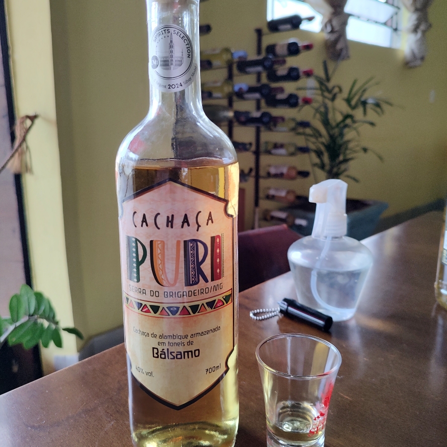 CACHAÇA PURI SERRA DO BRIGADEIRO BÁLSAMO