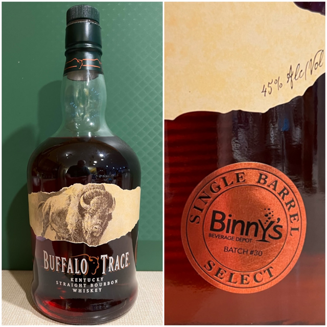 Buffalo Trace Single Barrel Select Binny's (Batch #30) 1.75L