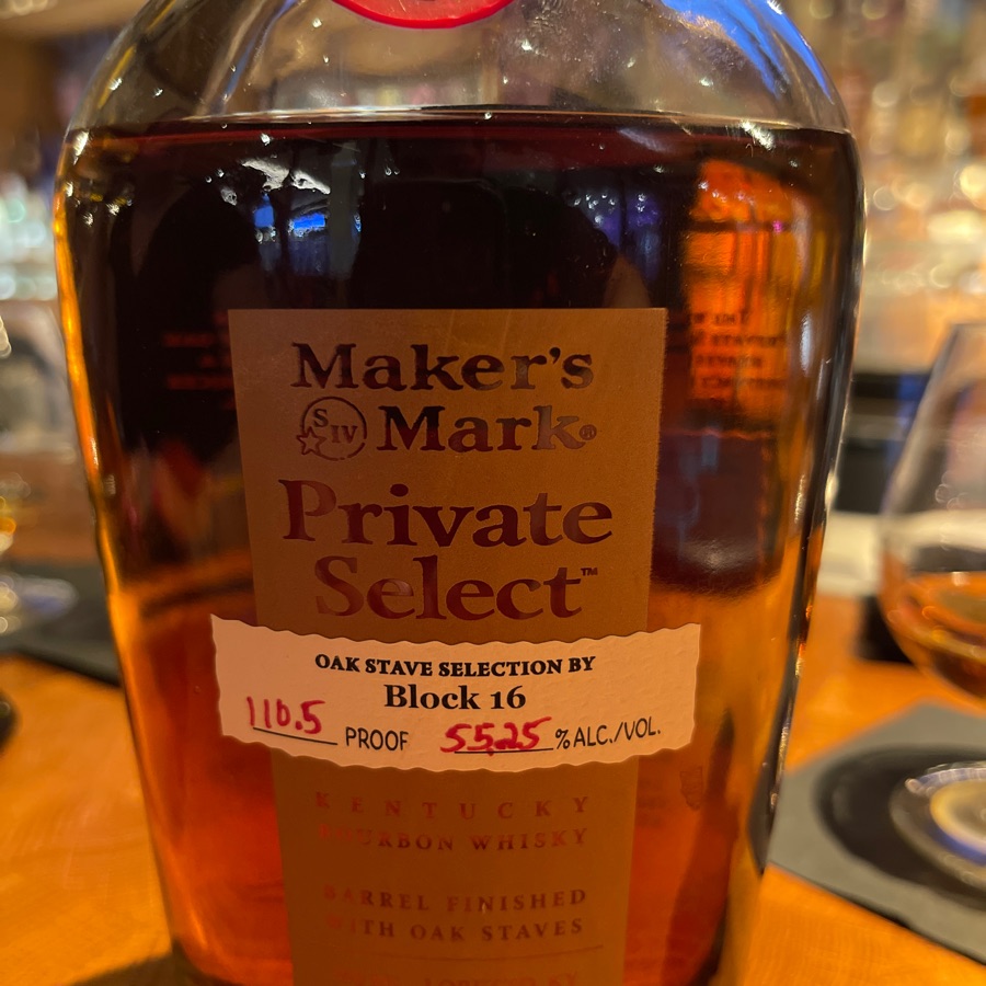 Maker' Mark Private Select Block 16