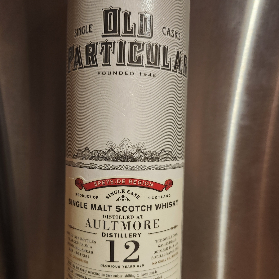 Old Particular Aultmore 12 years old 2023