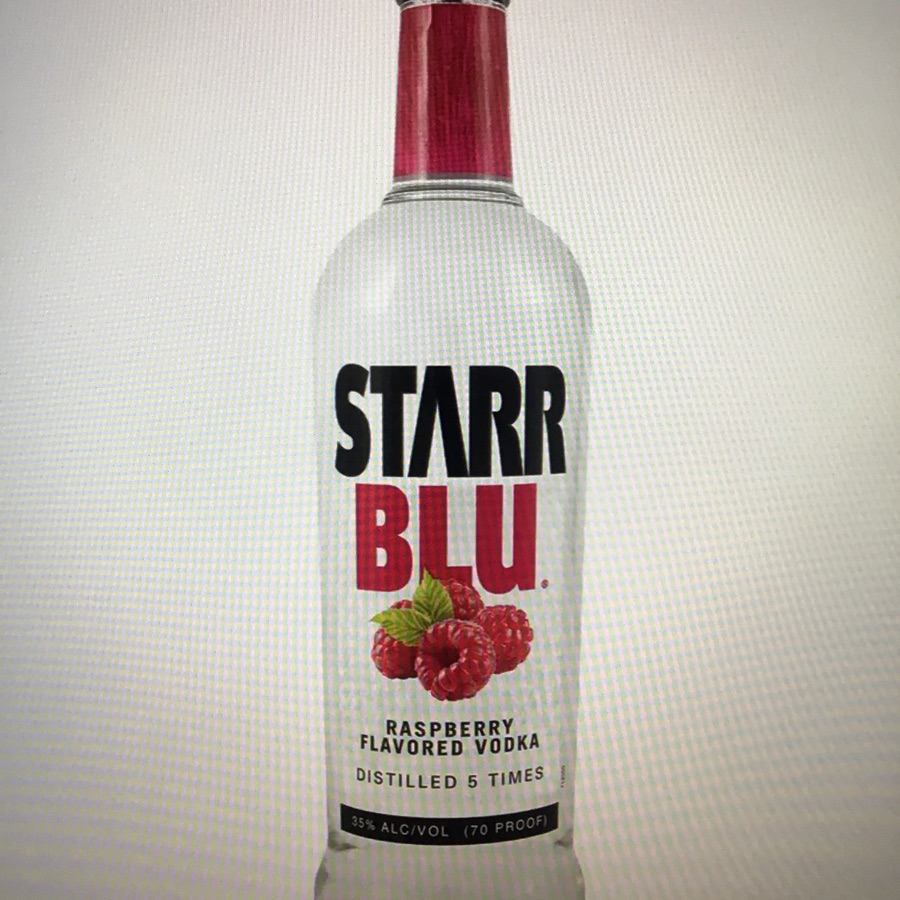 Starr Blu Raspberry Flavored Vodka
