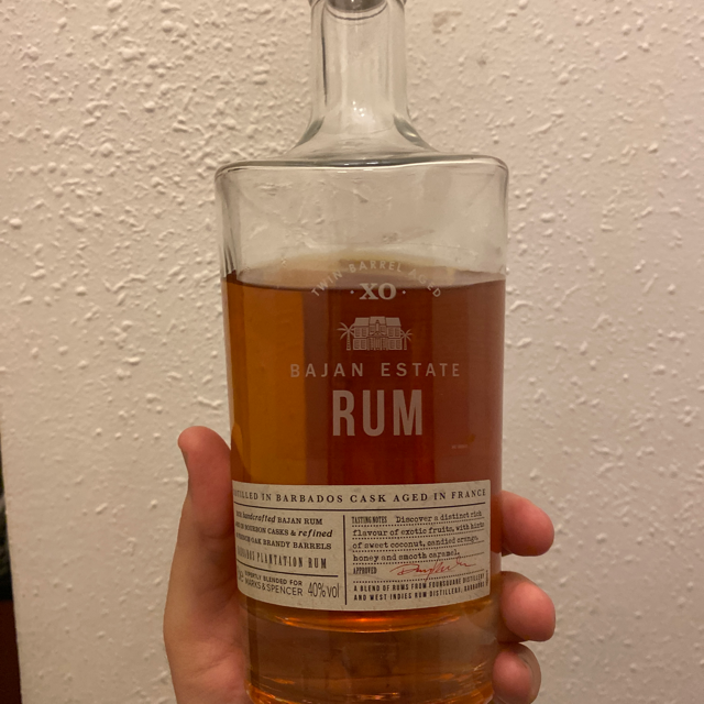 Bajan Estate Rum XO Twin Barrel Aged (Mark & Spencer)