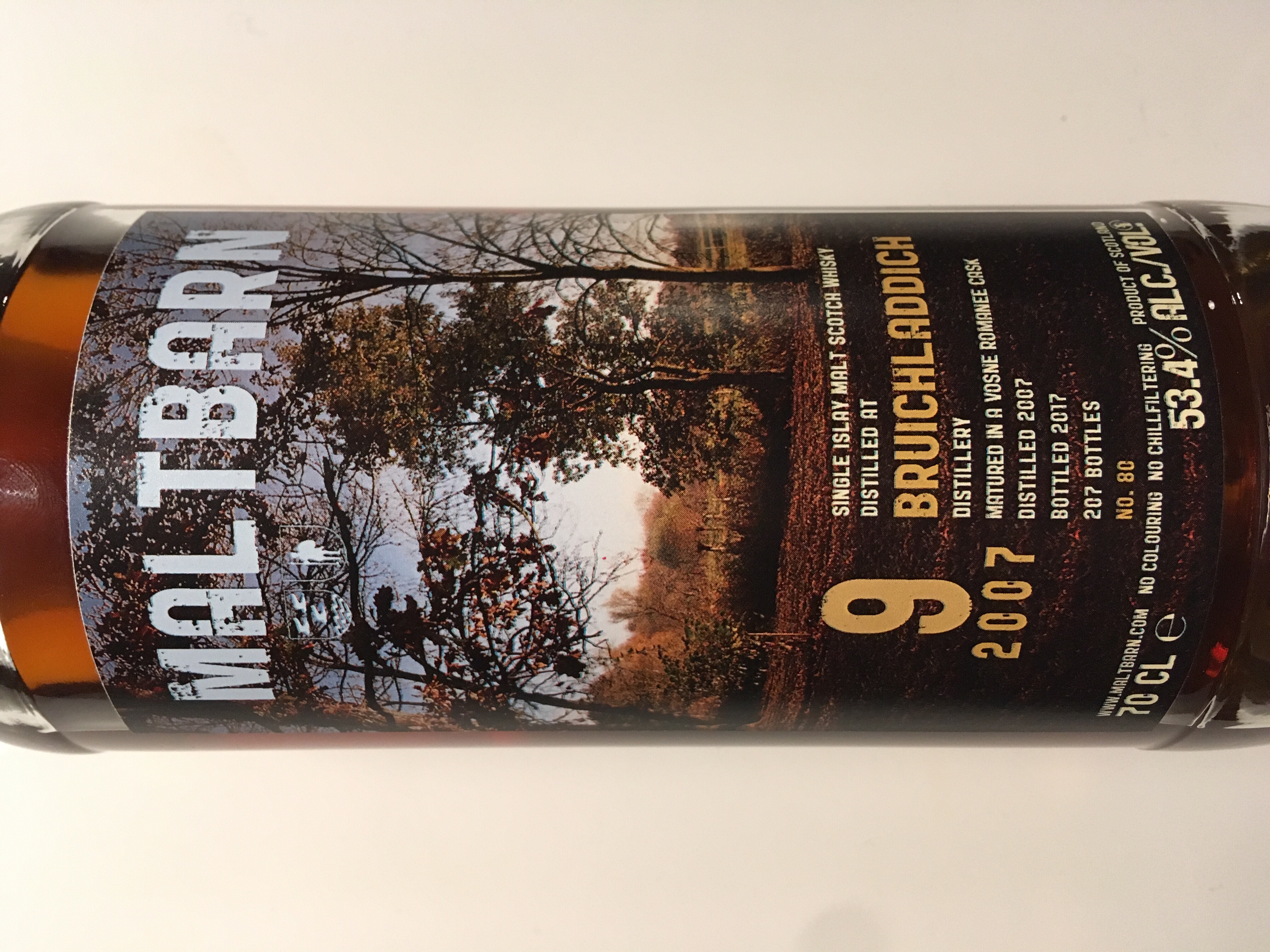 Bruichladdich 2007. 9 Year (Maltbarn NO. 80)