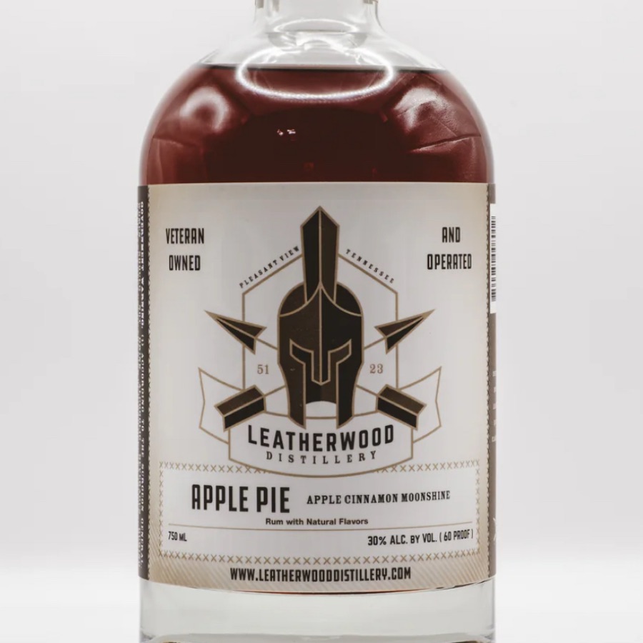 Leatherwood Distillery Apple Pie Apple Cinnamon Moonshine