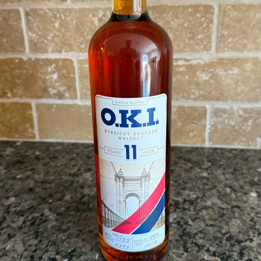 O.K.I. Straight Bourbon Whiskey - 11 Year Single Barrel (The Party Source)