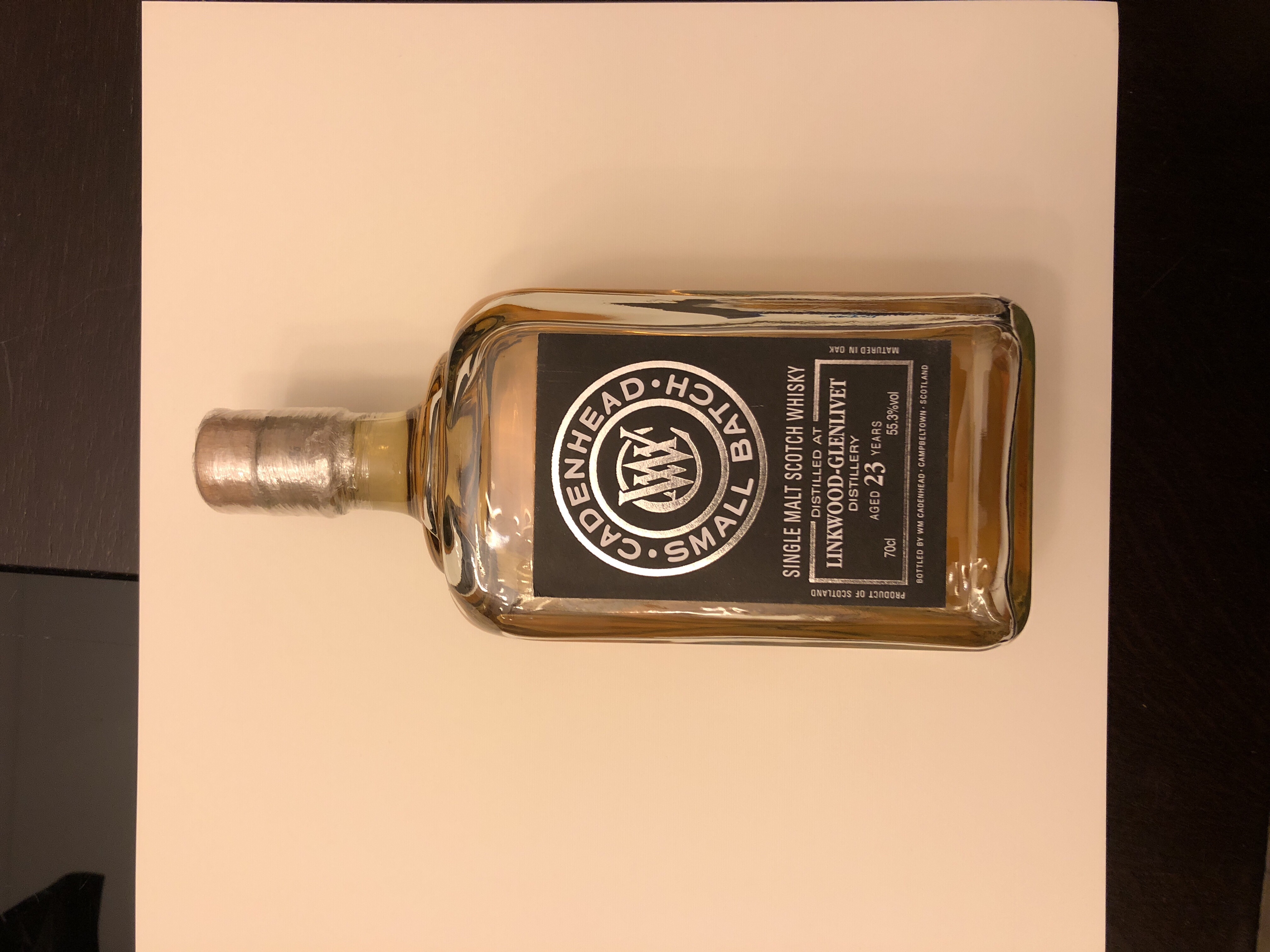 Linkwood-Glenlivet 23 Year Small Batch (Cadenhead's)