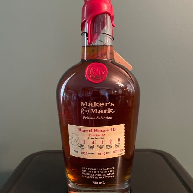 Maker's Mark Private Selection - Barrel House 4B (Oct 2020)