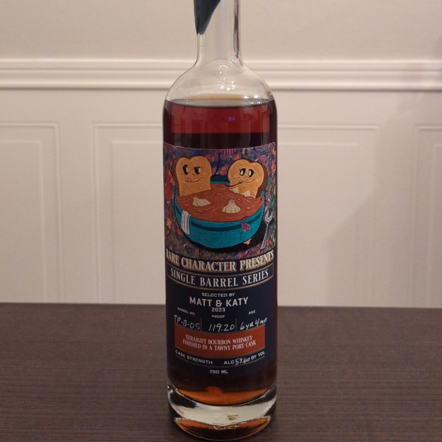 Rare Character Single Barrel Straight Bourbon Whiskey Finished in a Tawny Port Cask