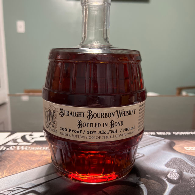 ONW Straight Bourbon Whiskey Bottled In Bond