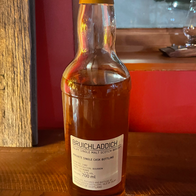 Bruichladdich 14 year Pride - barrel #1482