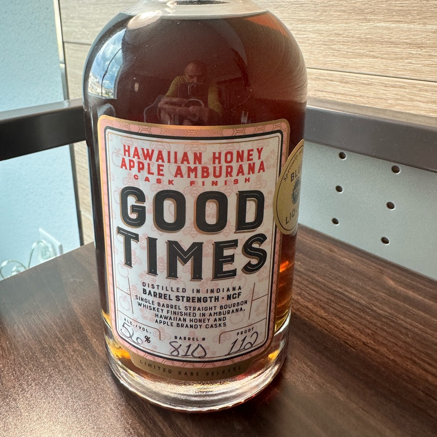 Good Times Hawaiin Honey Apple Amburana (brandy) cask finish