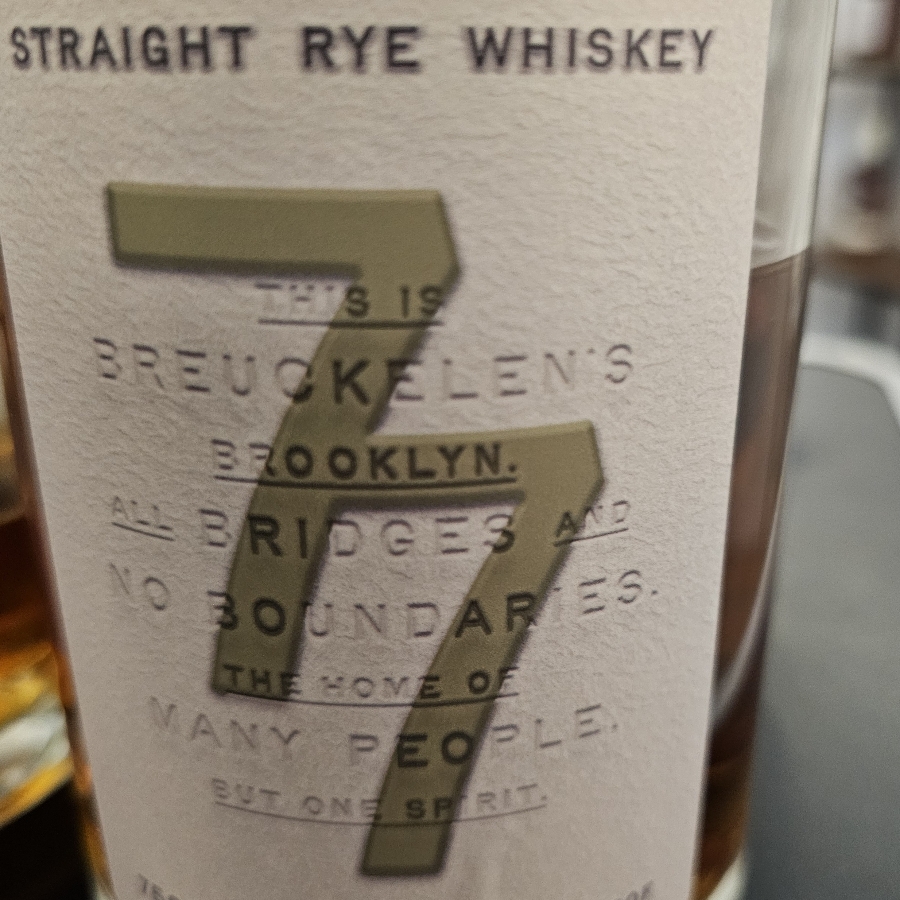 Breuckelen 77 Straight Rye Whiskey