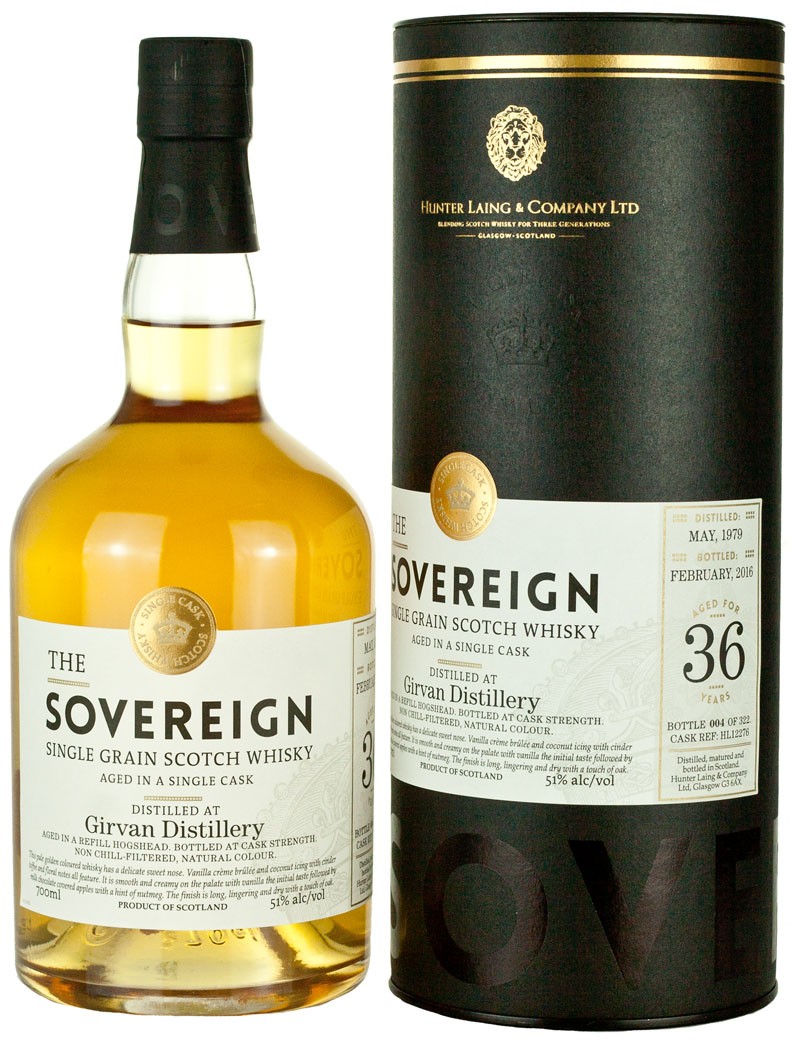 Girvan 1979 36 Year Old The Sovereign (Hunter Laing)