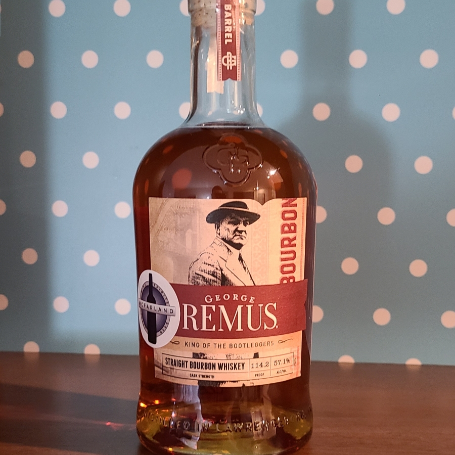 Remus Single Barrel Cask Strength Bourbon (McFarland Wine and Spirits)