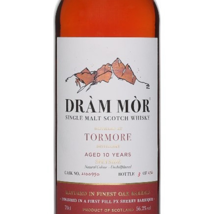 Tormore 10 Year Old 2015 (Cask 2100950) - Dràm Mòr