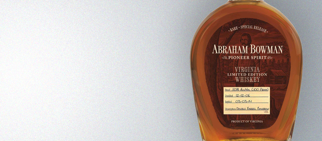 Abraham Bowman Double Barrel Bourbon