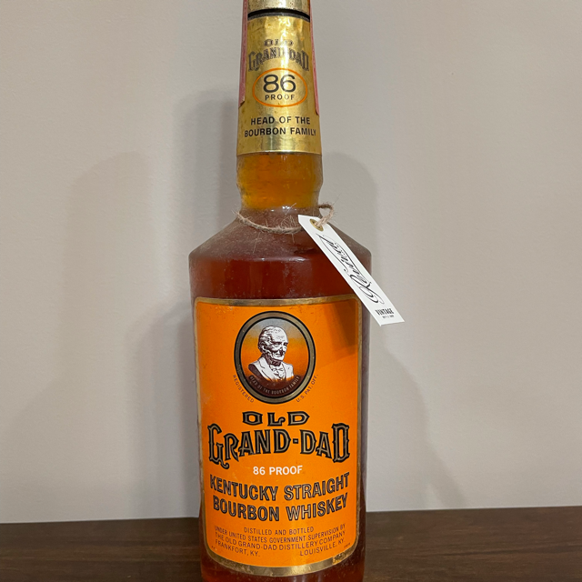 Old Grand Dad 86 Proof - 1974 Frank Rizzo Collection