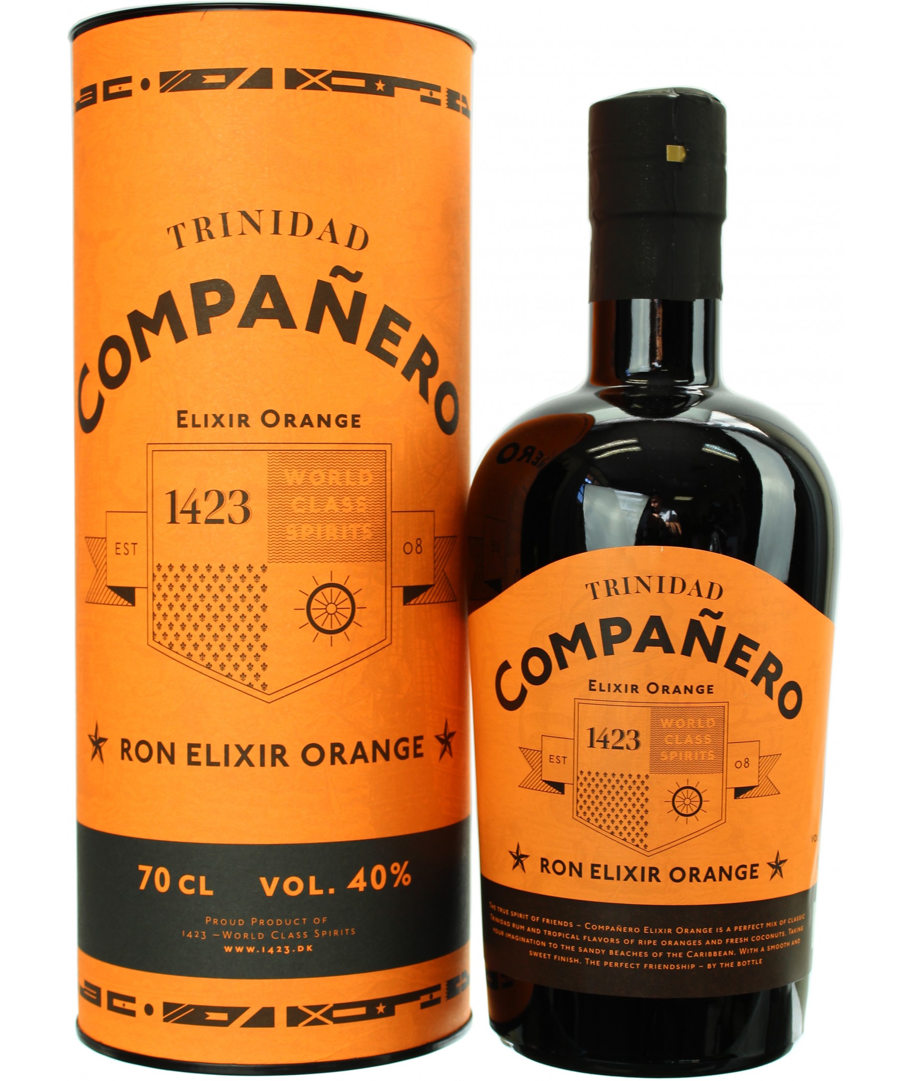 Trinidad Compañero ron elixir orange