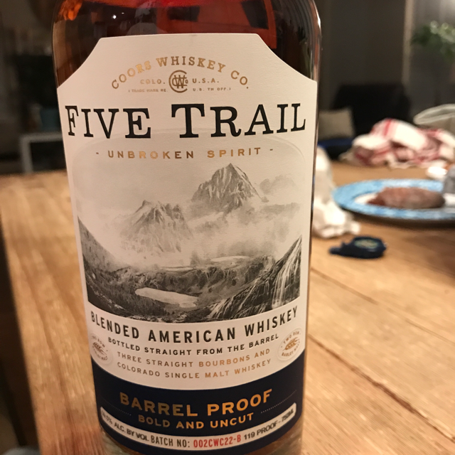 Five trail barrel proof