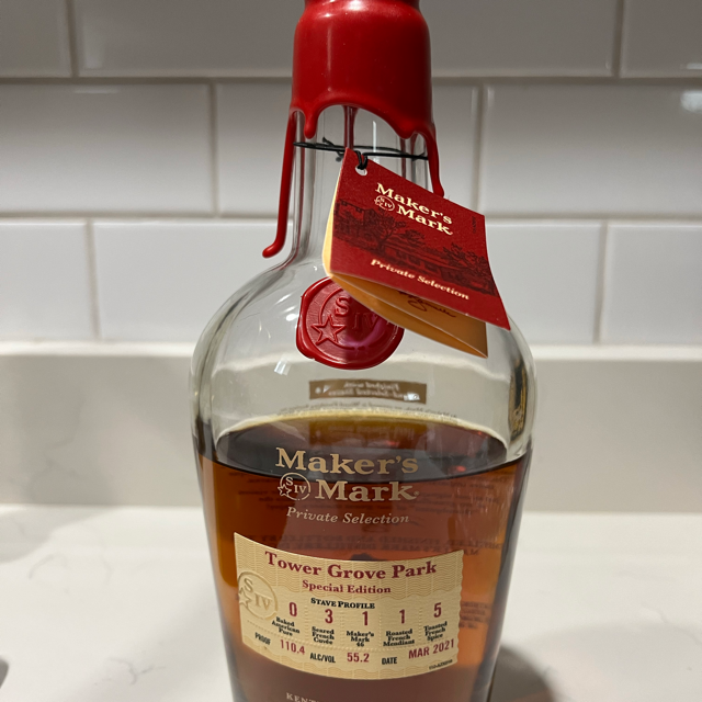 Maker's Mark Private Selection Tower Grove Park