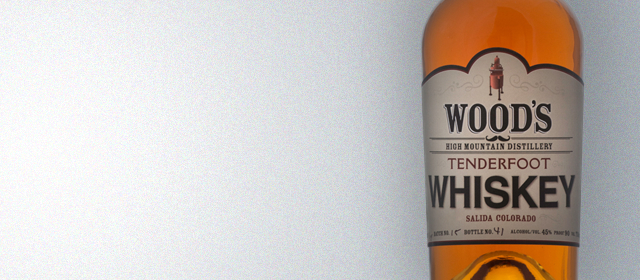Wood's High Mountain Distillery Tenderfoot Whiskey