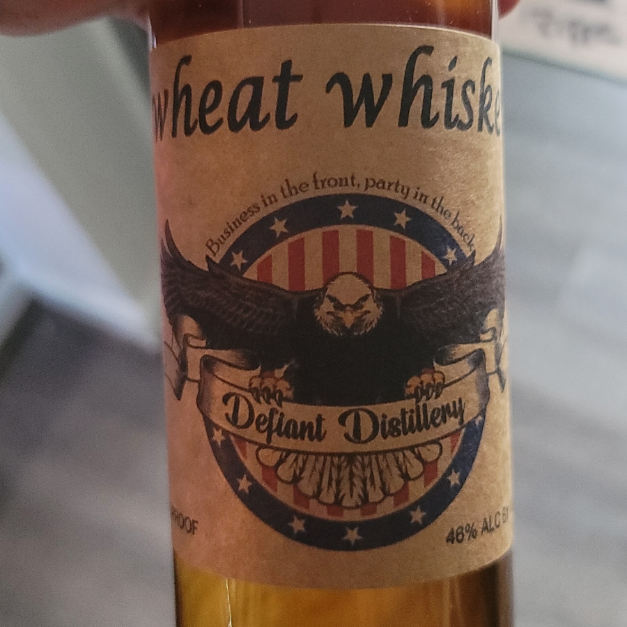 Defiant Distillery Wheat Whiskey