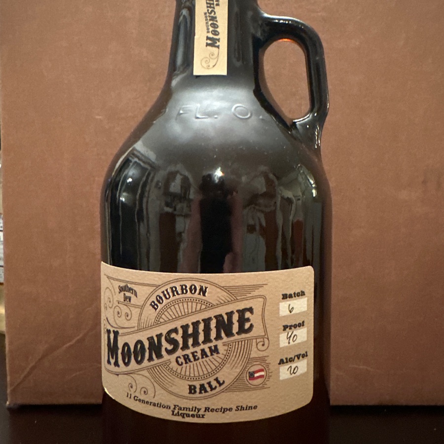 Moonshine Cream Bourbon Ball Southern Dew