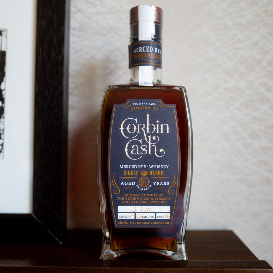 Corbin Cash Merced Rye Single Barrel