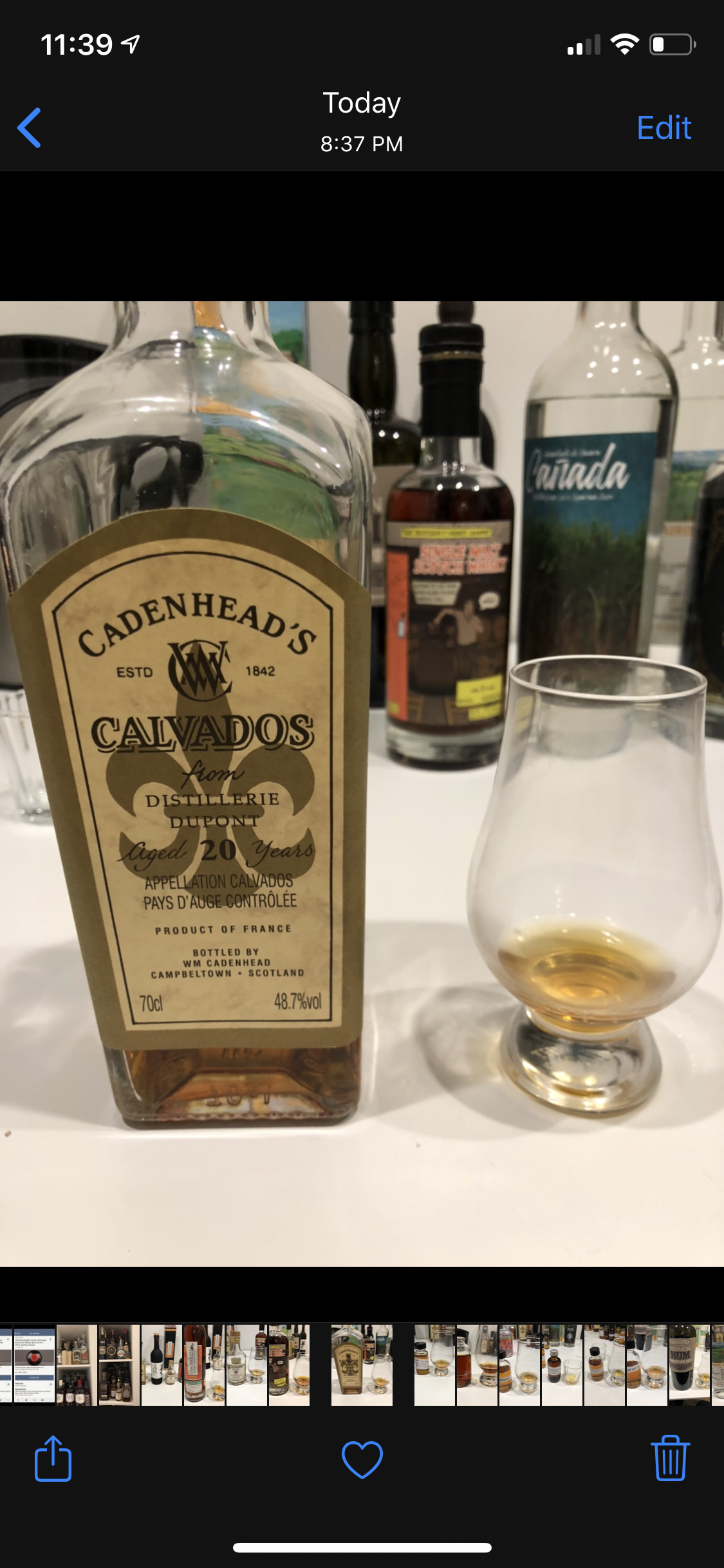 DuPont 20 Year Calvados (Cadenhead's)