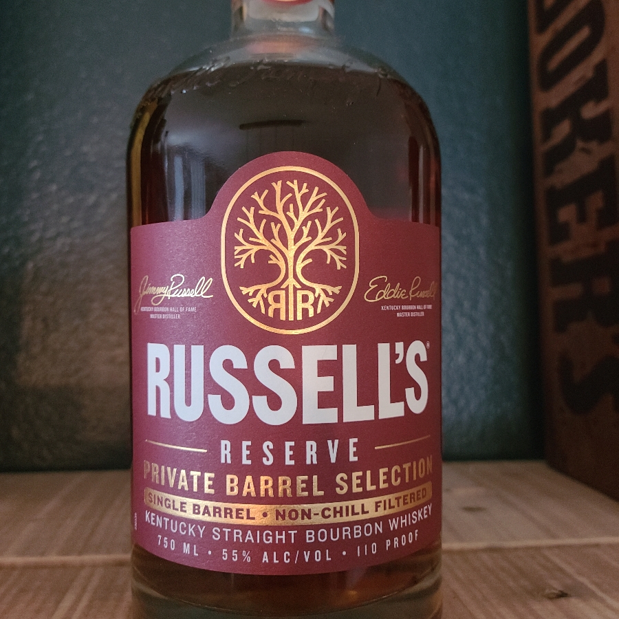 Russell's Reserve Private Barrel Selection Selected by Marshalltown BWS Warehouse CN-E Floor 4 Barrel# 23-0531