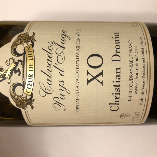 Coudray-Rabut Calvados Pays d'Auge XO
