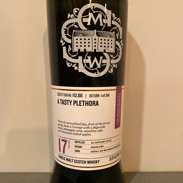 A Tasty Plethora 112.68 (SMWS)